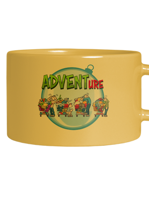 Adventure hrnček makronka Yellow Macaron