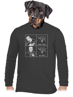 Cimrman: Copak jmelí pánske dlhý rukáv Dark Grey