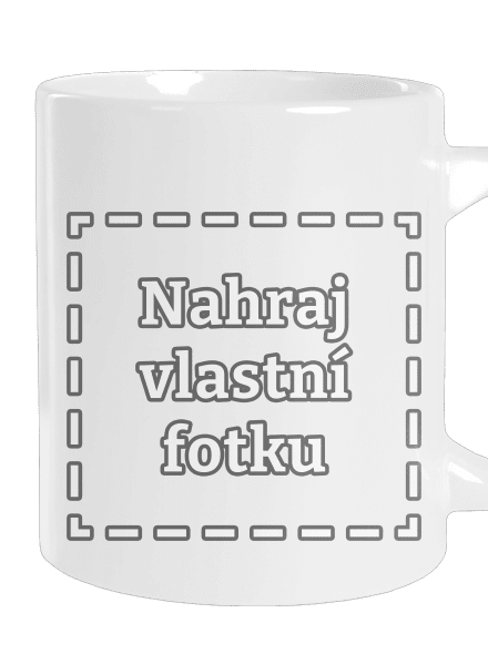Vlastná potlač veľký hrnček White