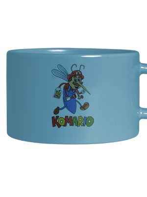 Komario hrnček makronka Blue Macaron