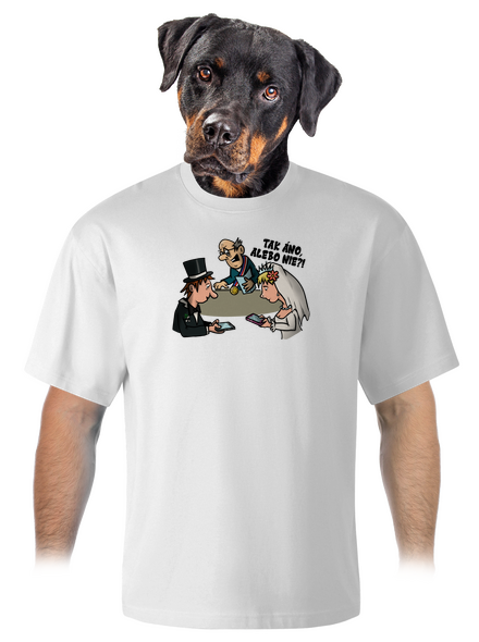 Svadobný obrad unisex tričko oversized White