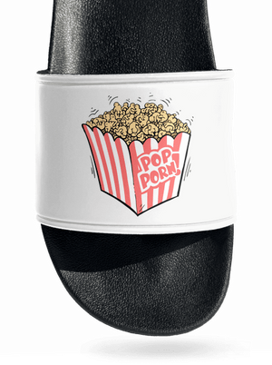 Popporn šľapky White