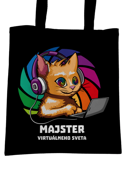 Majster virtuálneho sveta taška Black