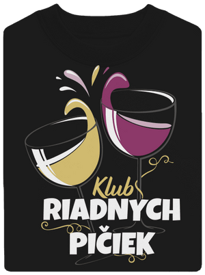 Klub riadnych pičiek unisex mikina bez kapucne Black