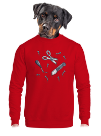 unisex mikina bez kapucne