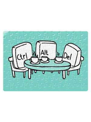 Nerozluční kamaráti puzzle White