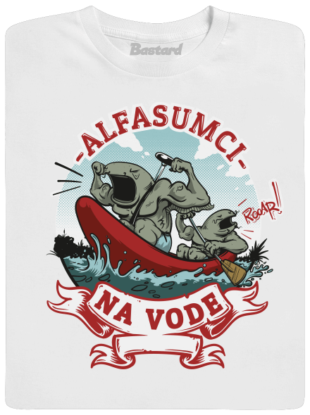 Alfasumci na vode pánske tričko White