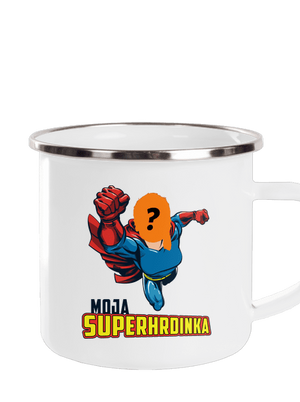 Moja superhrdinka plecháčik White