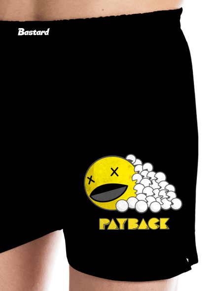 Payback pánske trenky Black