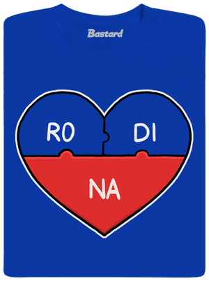 Rodinné puzzle detské tričko Royal Blue