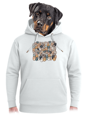 Nájdi čerta unisex mikina premium Snowwhite