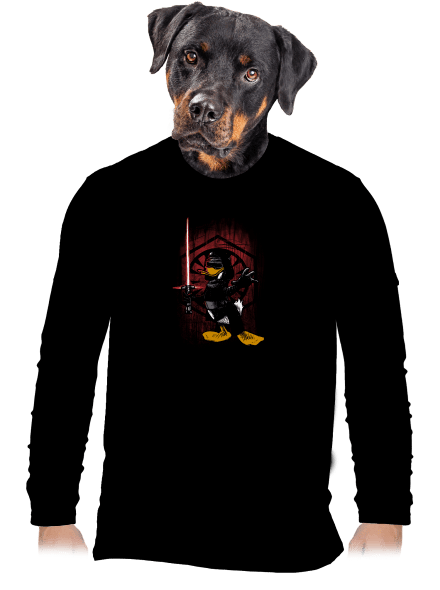 Kylo Duck pánske dlhý rukáv Black