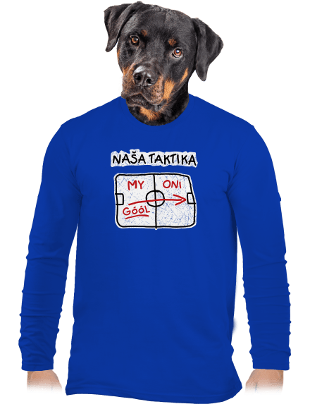 Naša taktika pánske dlhý rukáv Royal Blue