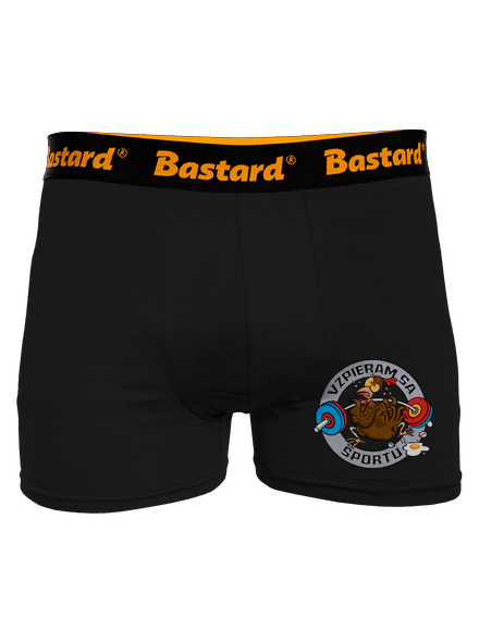 Vzpieram sa sportu boxerky Black