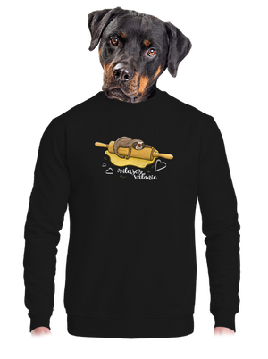 unisex mikina bez kapucne