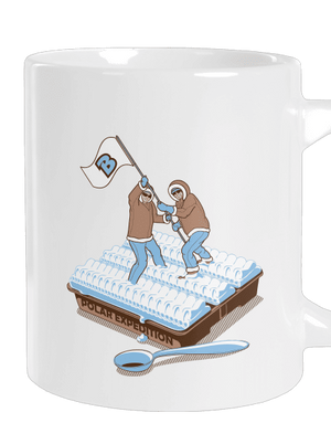 Polárna expedícia veľký hrnček White