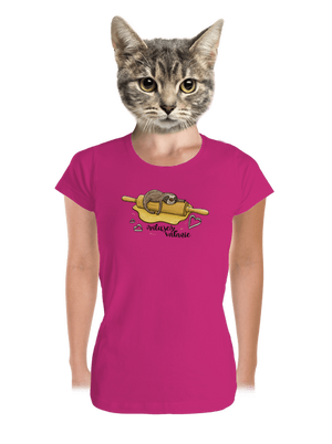 Milujem váľanie dámske tričko prémium Magenta