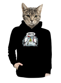 dámska mikina klokanka