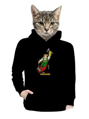dámska mikina klokanka