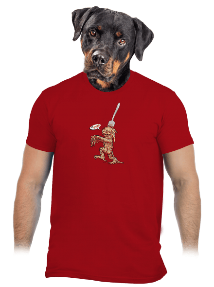 Špagety pánske tričko Red