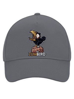 Zombird šiltovka baseballka Graphite grey