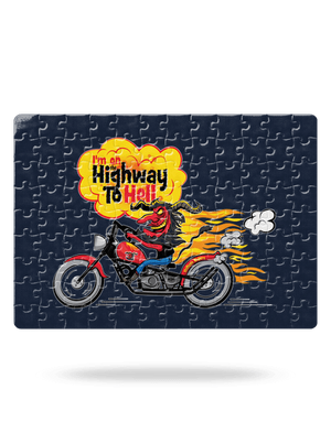 Pekelná jazda puzzle White