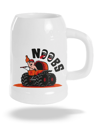 Monster stroller polliter White