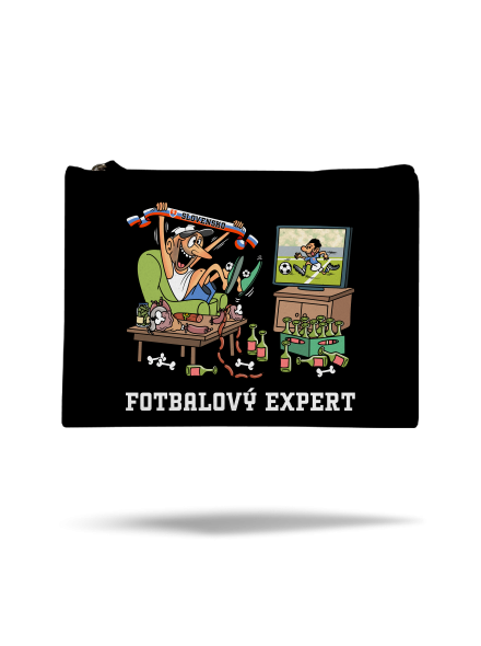 Futbalový expert taštička Black