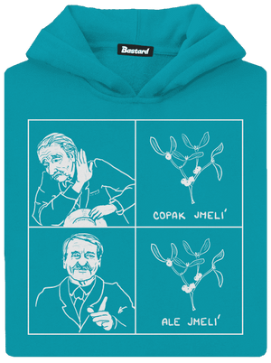 Cimrman: Copak jmelí detská mikina klokanka Hawaiian Blue