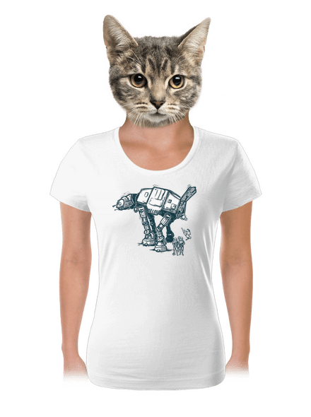 AT-AT dámske tričko White
