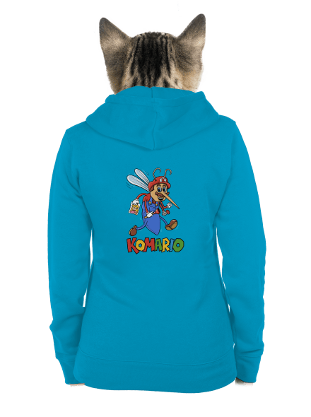 Komario dámska mikina na zips Blue Atol