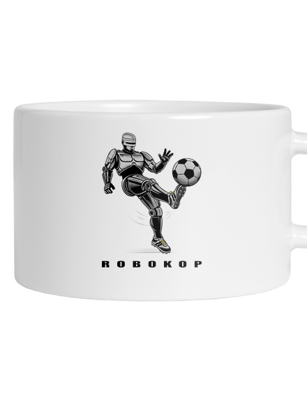 Robokop hrnček makronka White