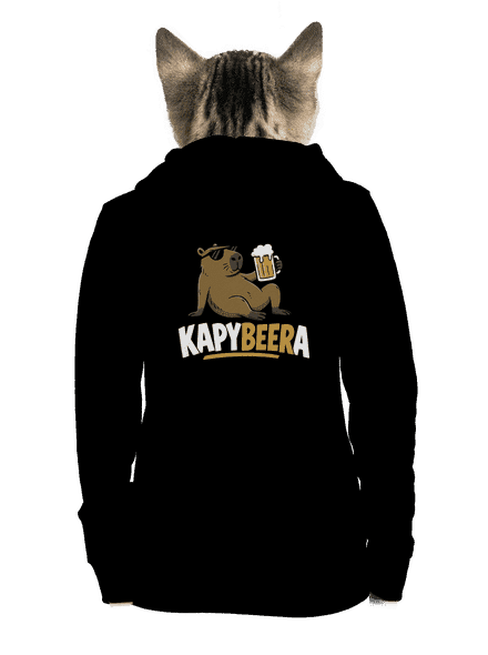 Kapybeera dámska mikina na zips Black