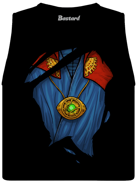 Doctor Inside dámske tielko voľné Black
