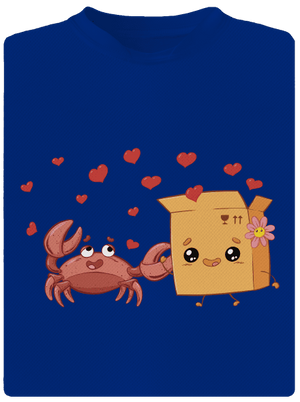 Krab a krabica pánske športové tričko Royal Blue Mal