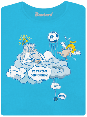 Out dámske tričko s lemom Blue Atol