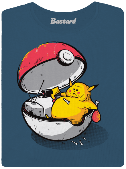 Koniec pokémona dámske tričko prémium Petrol Blue