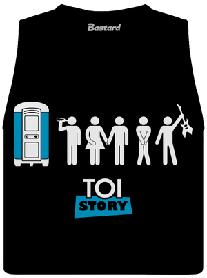 Toi Story dámske tielko voľné Black