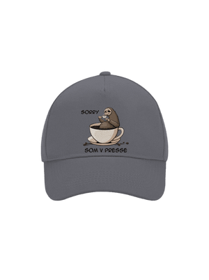 V presse šiltovka baseballka Graphite grey