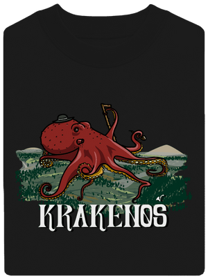 Krakenoš unisex mikina bez kapucne Black