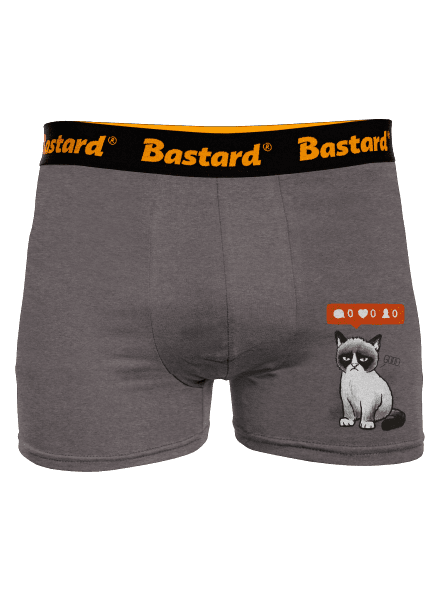 Grumpy boxerky Gray Melange