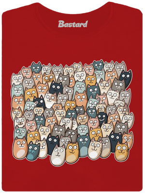 Nájdi čerta dámske tričko s lemom Red Mal