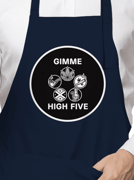 Gimme high five zástera Navy