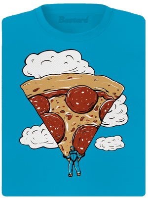 Pizzašutista dámske športové tričko Blue Atol