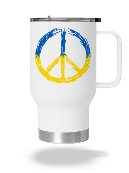 Ukrajina - Peace termohrnček White