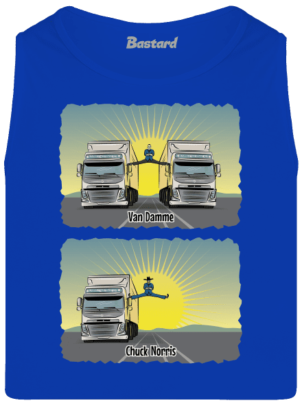 Chuck & Truck pánske tielko Royal Blue