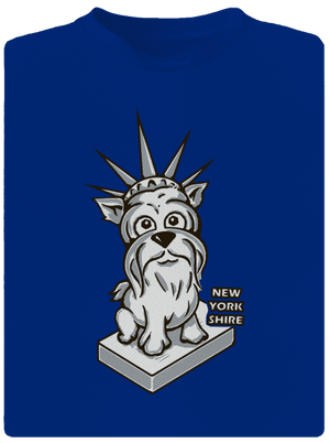 New Yorkshire pánske športové tričko Royal Blue Mal