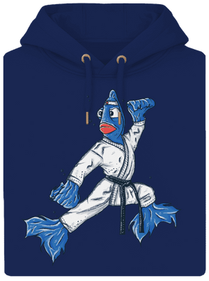 Bojovníčka unisex mikina premium Navy