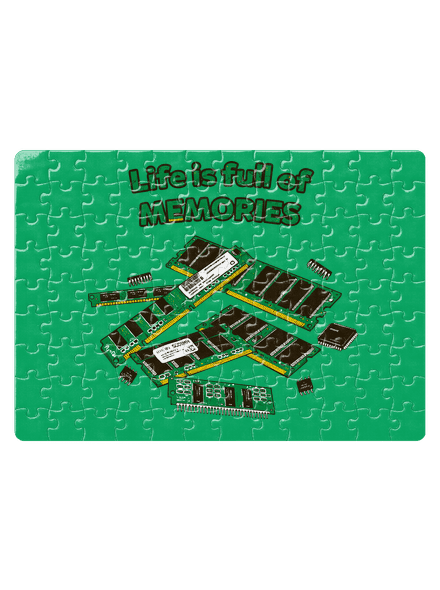 Uchované v pamäti puzzle White
