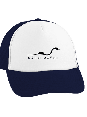Nájdi mačku šiltovka truckerka French Navy cap
